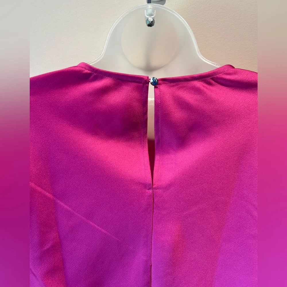 NEW JCrew Garden Blouse with Ruffled Sleeves  in Pink, Size Classic-XS - Picture 5 of 12